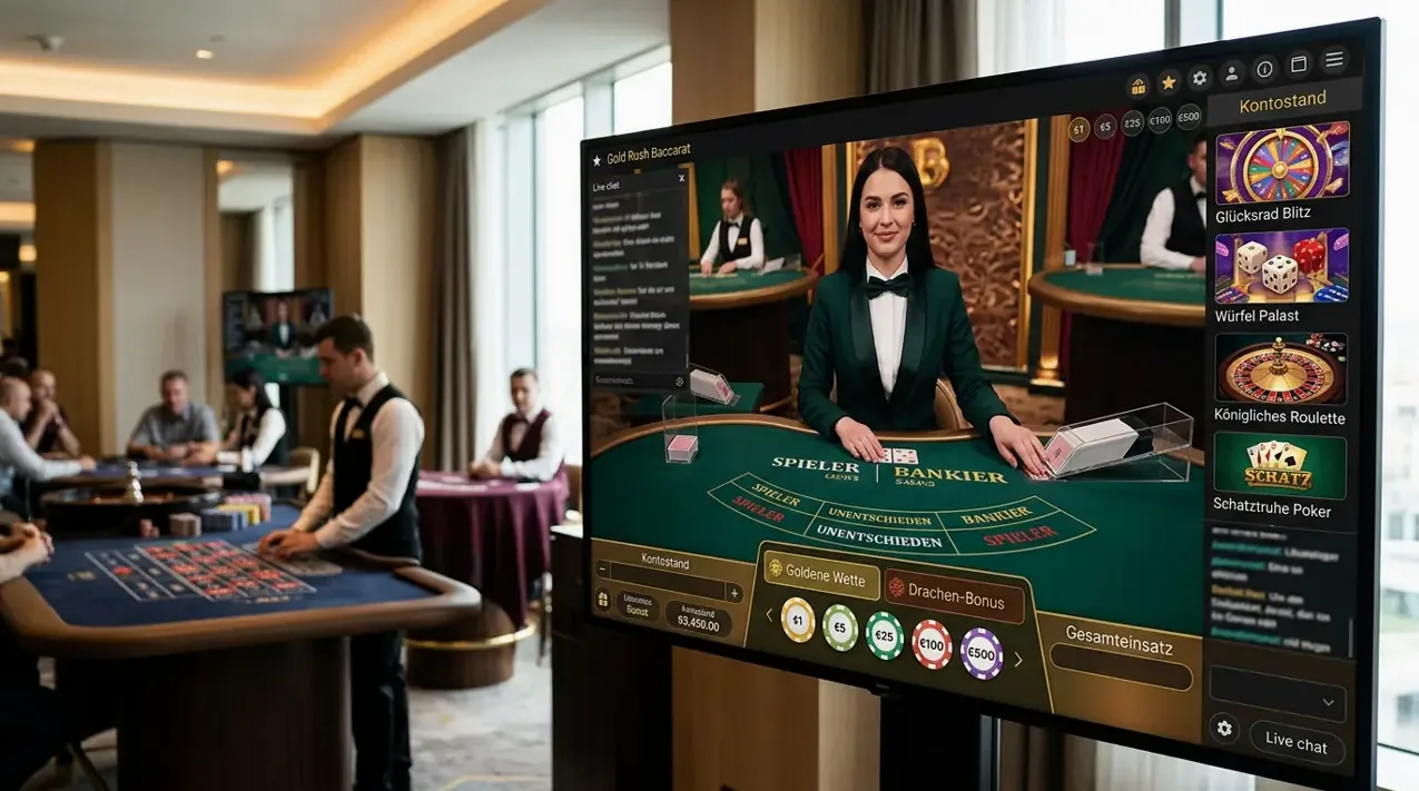 Live Casino im Angebot von Welle