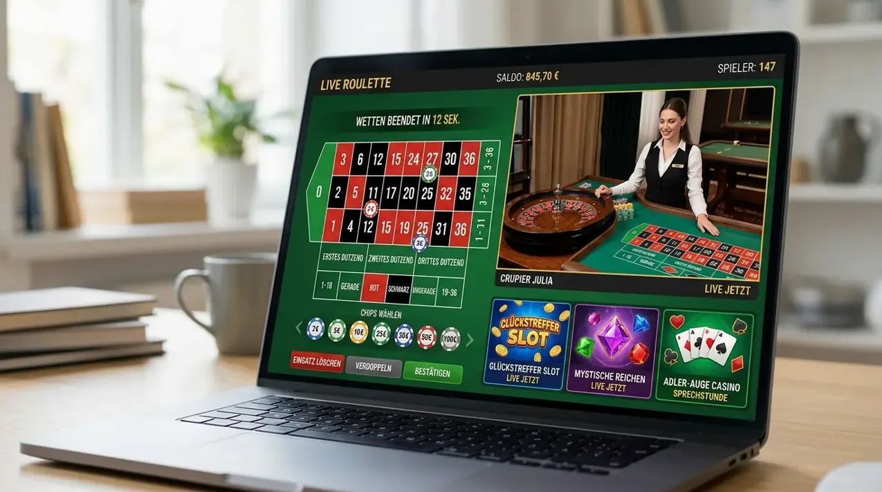 Live Casino im Angebot von Welle